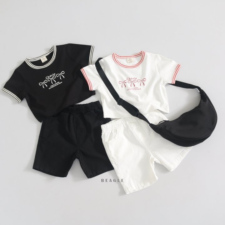 Beagle - Korean Children Fashion - #prettylittlegirls - Ribbon Tee - 11