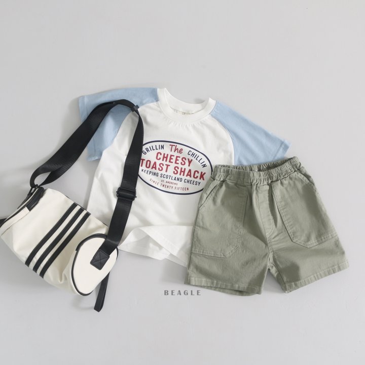 Beagle - Korean Children Fashion - #stylishchildhood - Raglan Color Tee  - 8