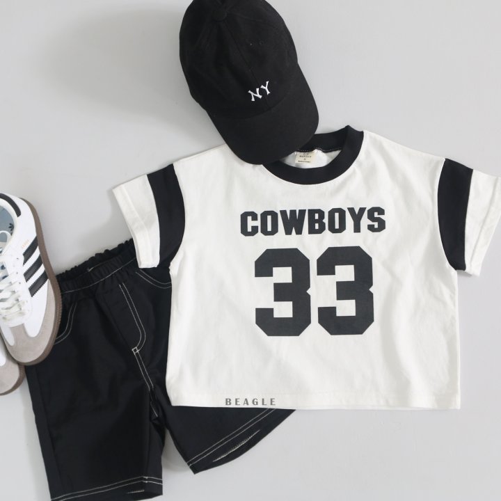 Beagle - Korean Children Fashion - #stylishchildhood - Cowboy Tee - 7