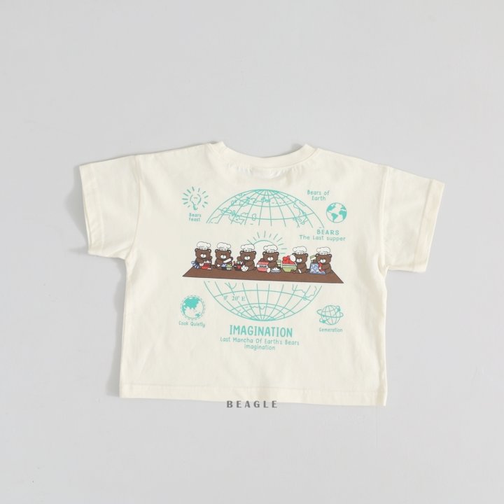 Beagle - Korean Children Fashion - #toddlerclothing - Party Bear Tee - 4
