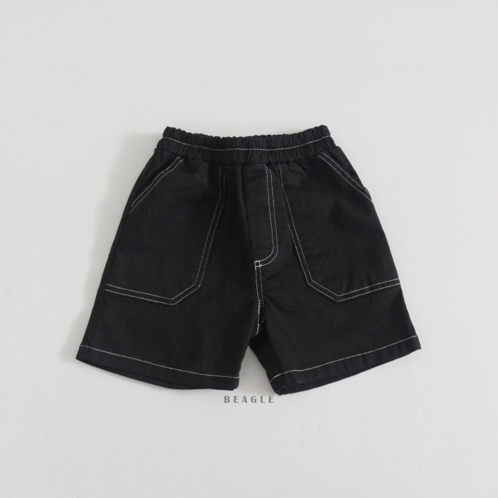 Beagle - Korean Children Fashion - #todddlerfashion - Span Stitch Shorts - 11