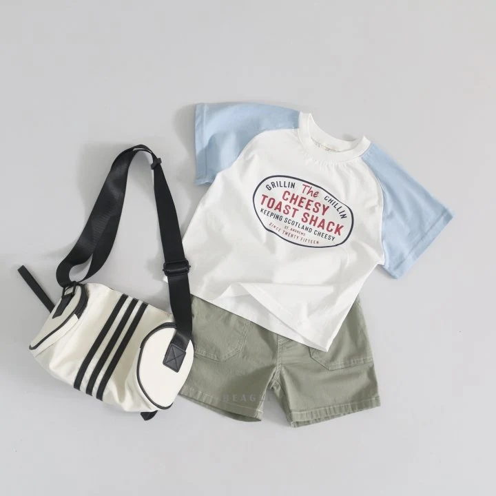 Beagle - Korean Children Fashion - #todddlerfashion - Raglan Color Tee  - 6
