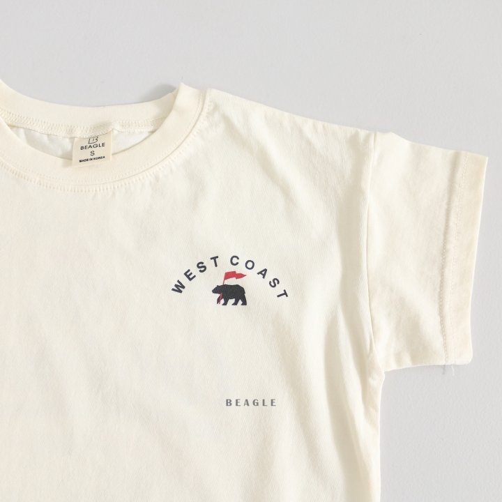 Beagle - Korean Children Fashion - #prettylittlegirls - California Bear Tee - 4