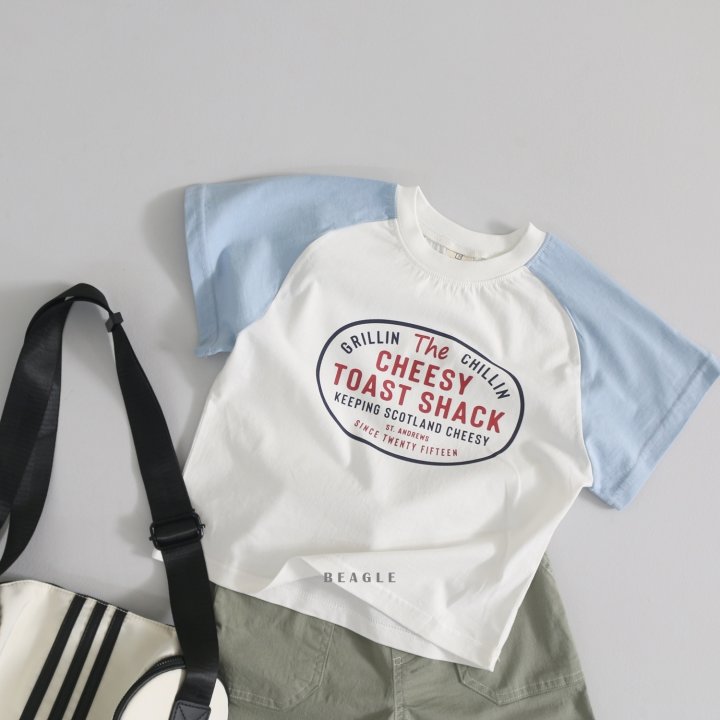 Beagle - Korean Children Fashion - #toddlerclothing - Raglan Color Tee  - 7