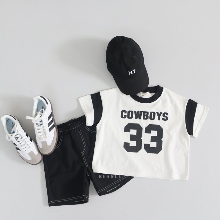 Beagle - Korean Children Fashion - #toddlerclothing - Cowboy Tee - 6