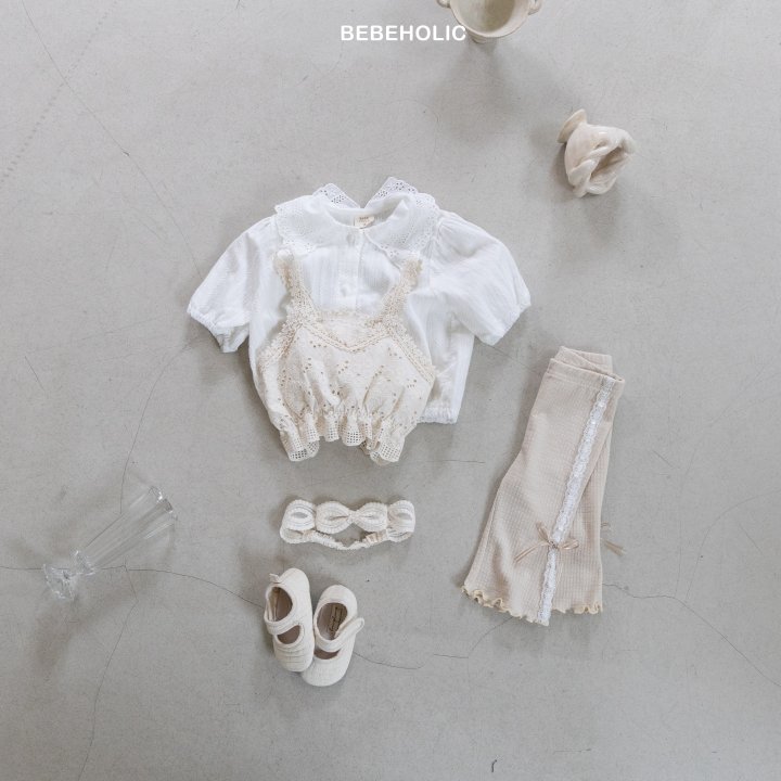 Bebe Holic - Korean Baby Fashion - #babyboutique - Ribbon Bootcut Pants - 3