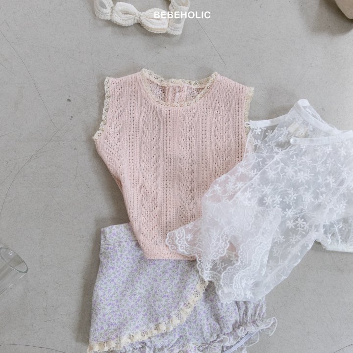 Bebe Holic - Korean Baby Fashion - #babyboutique - Jelly Knit Sleeveless - 8
