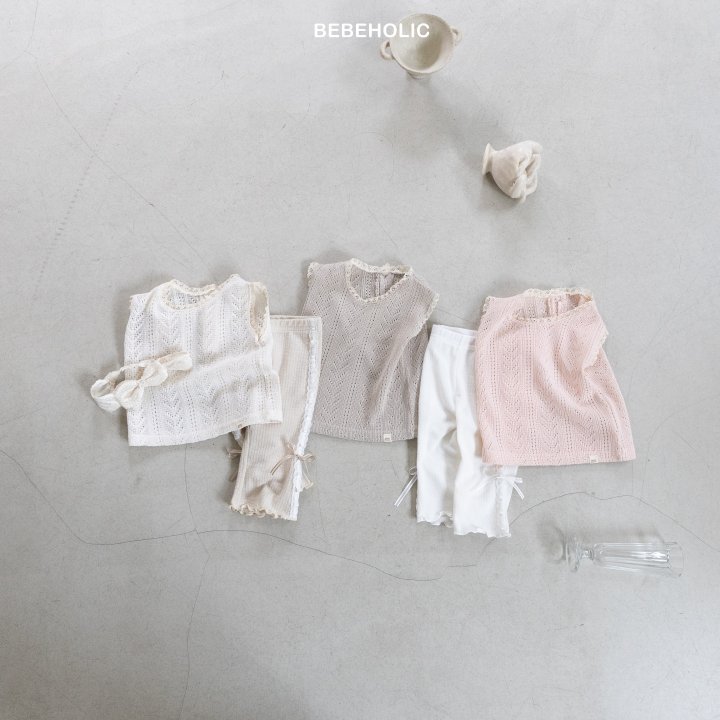 Bebe Holic - Korean Baby Fashion - #babyboutique - Jelly Knit Sleeveless - 9