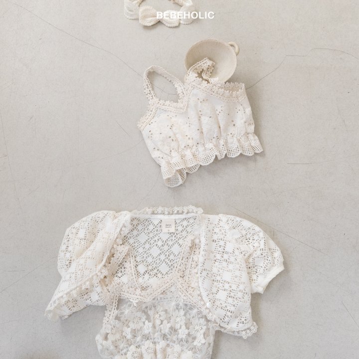 Bebe Holic - Korean Baby Fashion - #babyboutique - Lace Bustier - 8