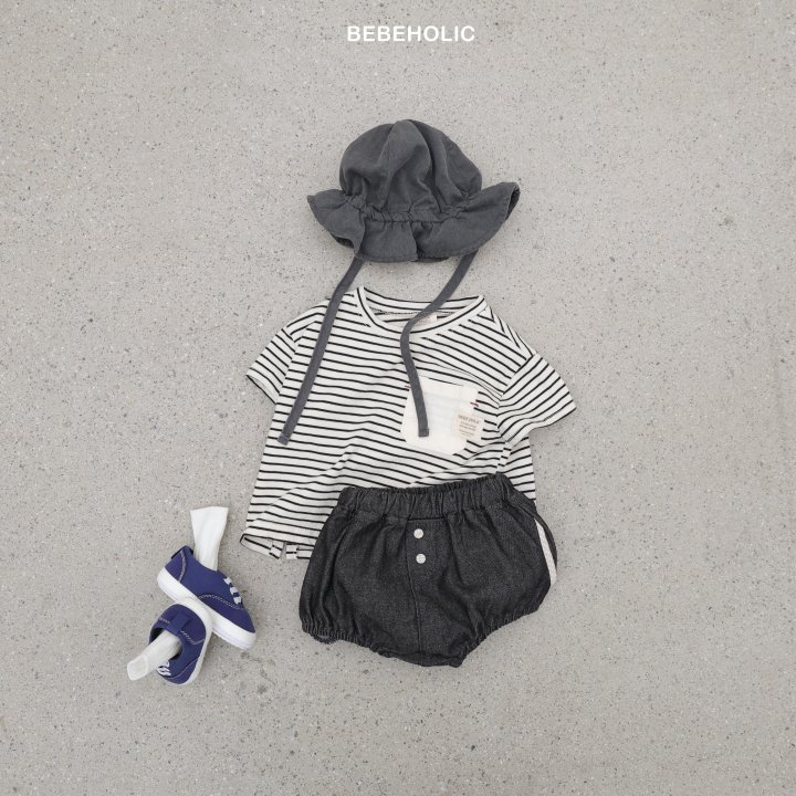 Bebe Holic - Korean Baby Fashion - #babyboutiqueclothing - Denim Bloomers - 5