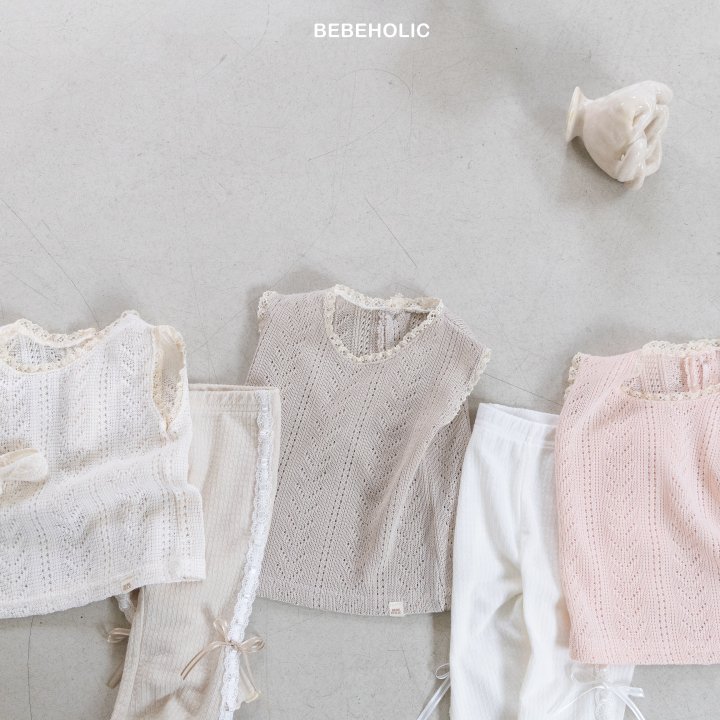 Bebe Holic - Korean Baby Fashion - #babyboutiqueclothing - Jelly Knit Sleeveless - 10