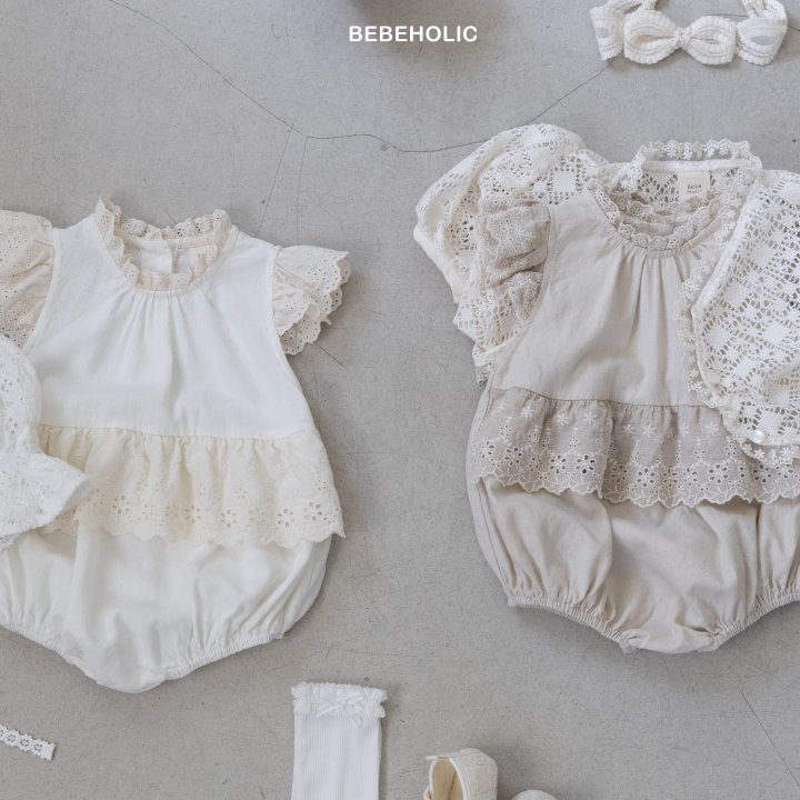 Bebe Holic - Korean Baby Fashion - #babyboutiqueclothing - Ruby Linen Suit - 2
