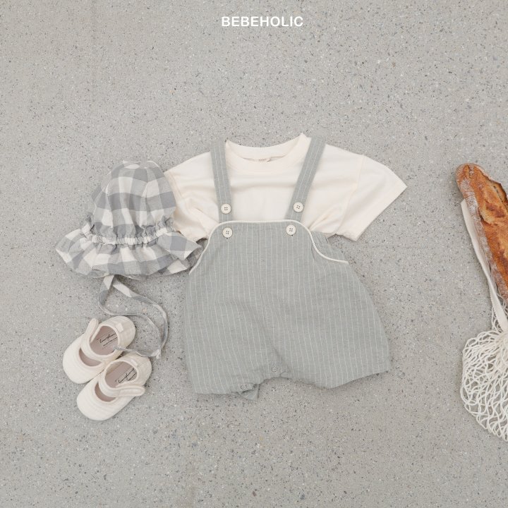 Bebe Holic - Korean Baby Fashion - #babyboutiqueclothing - Line Overalls - 5