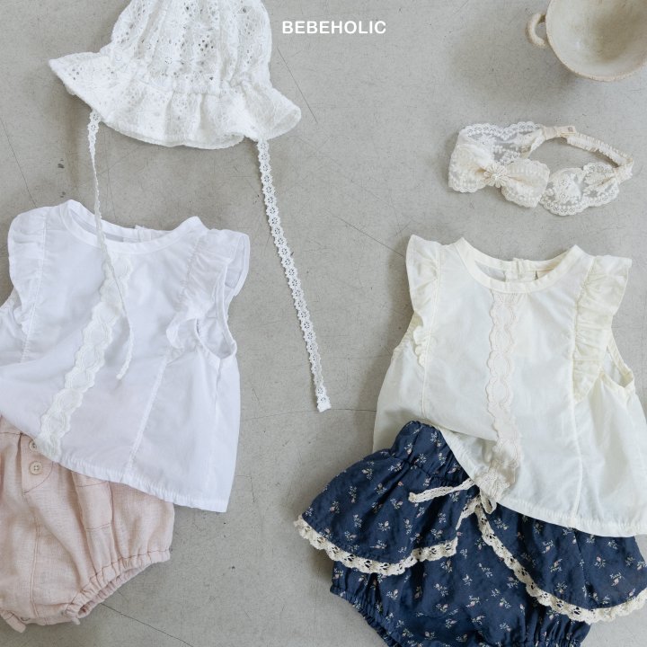 Bebe Holic - Korean Baby Fashion - #babyclothing - Flower Blouse - 2