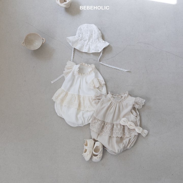 Bebe Holic - Korean Baby Fashion - #babyclothing - Ruby Linen Suit - 3