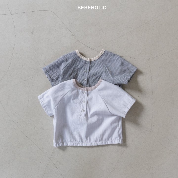 Bebe Holic - Korean Baby Fashion - #babyclothing - Crew Pocket Shirt - 12