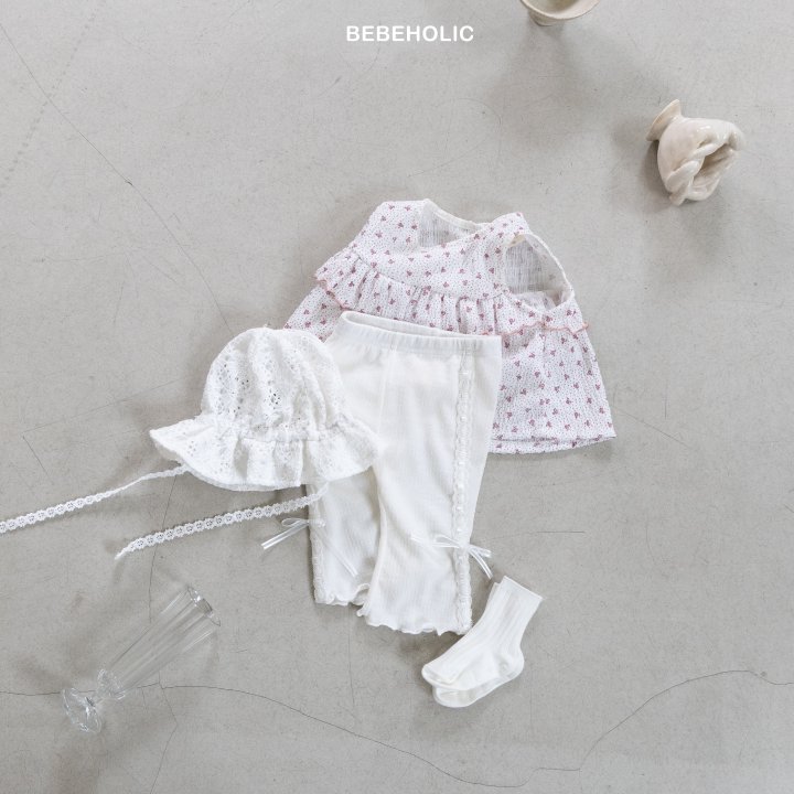 Bebe Holic - Korean Baby Fashion - #babyfashion - Ribbon Bootcut Pants - 6
