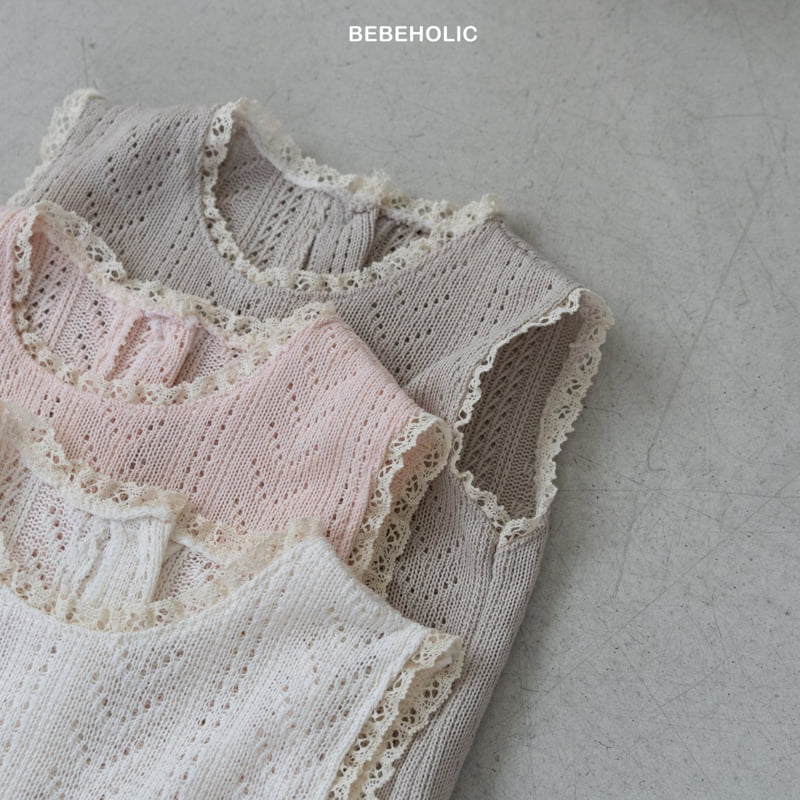 Bebe Holic - Korean Baby Fashion - #babyfashion - Jelly Knit Sleeveless - 12