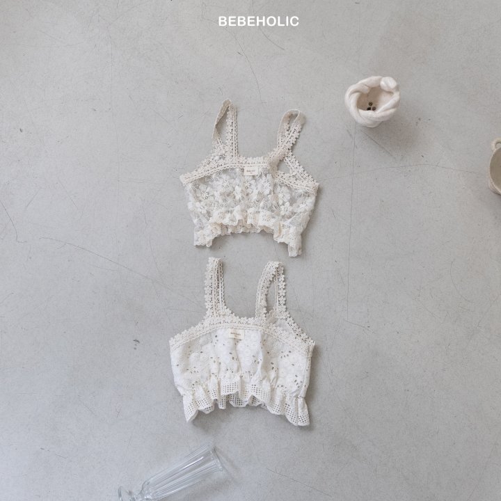 Bebe Holic - Korean Baby Fashion - #babyfashion - Lace Bustier - 11