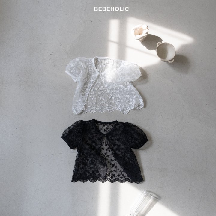 Bebe Holic - Korean Baby Fashion - #babyfever - Lily Lace Cardigan - 9