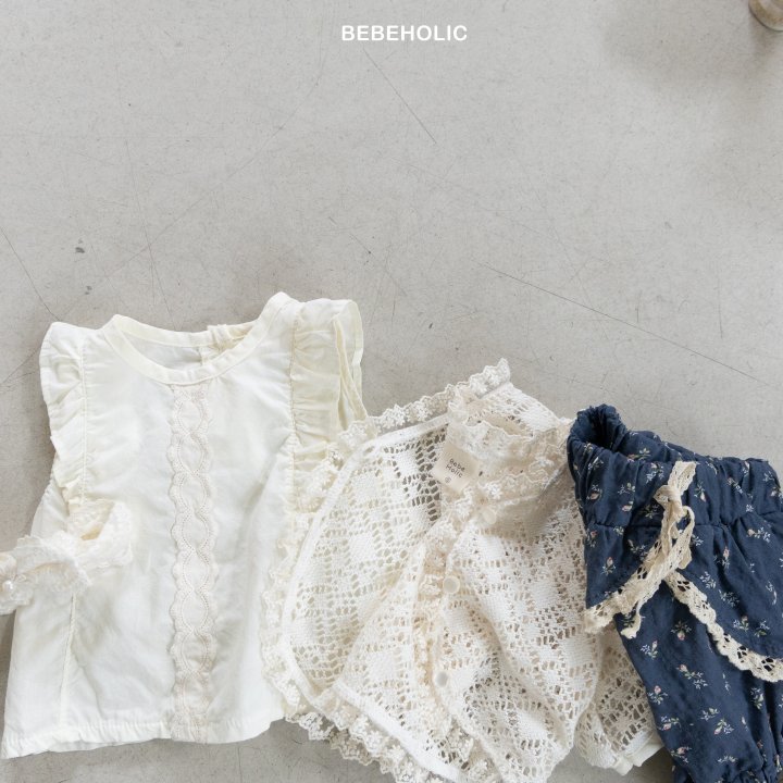 Bebe Holic - Korean Baby Fashion - #babyfashion - Flower Blouse - 4