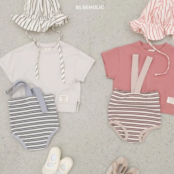 Bebe Holic - Korean Baby Fashion - #babyfever - Crown Overalls Bloomer - 3
