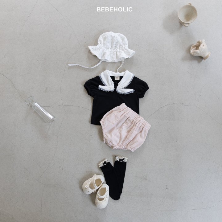 Bebe Holic - Korean Baby Fashion - #babygirlfashion - Tie Tee - 5
