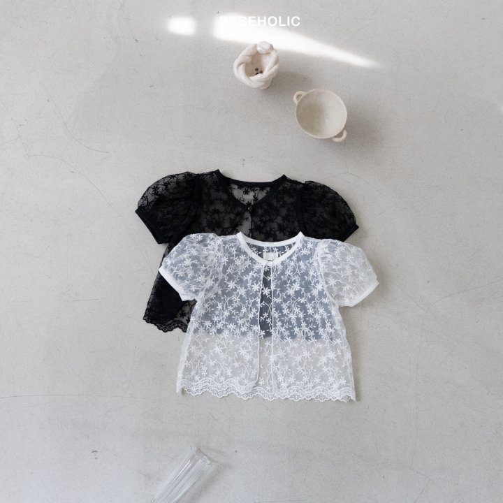 Bebe Holic - Korean Baby Fashion - #babygirlfashion - Lily Lace Cardigan - 10