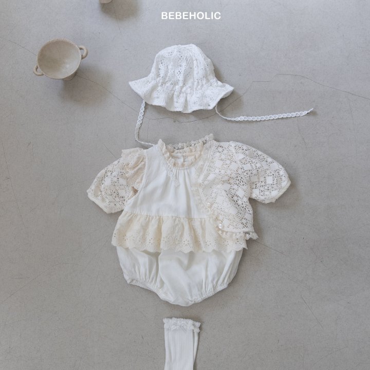 Bebe Holic - Korean Baby Fashion - #babygirlfashion - Ruby Linen Suit - 6