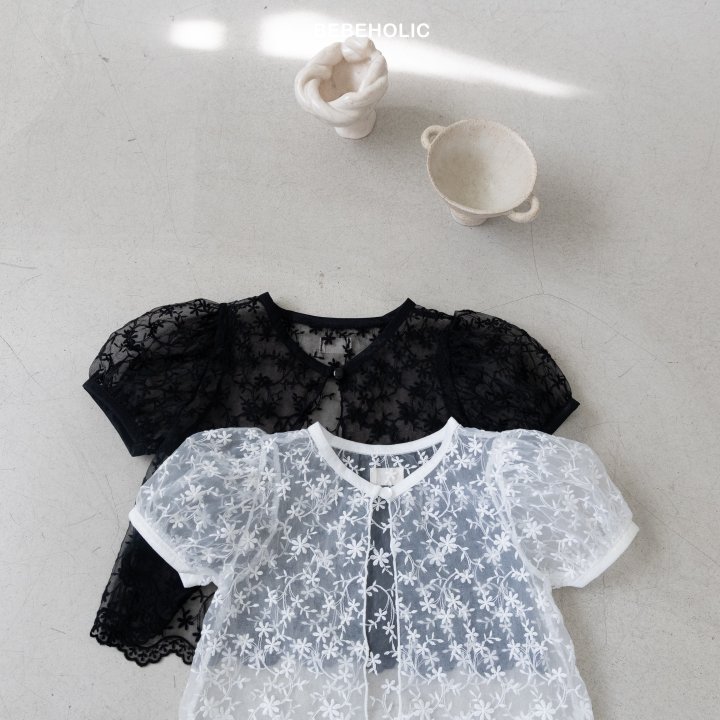 Bebe Holic - Korean Baby Fashion - #babylifestyle - Lily Lace Cardigan - 11