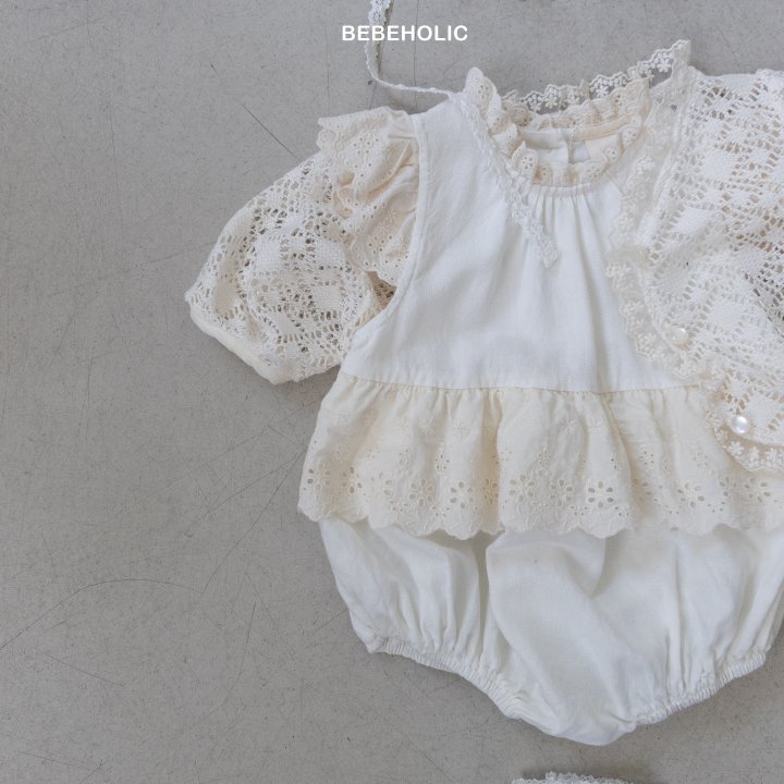 Bebe Holic - Korean Baby Fashion - #babylifestyle - Ruby Linen Suit - 7