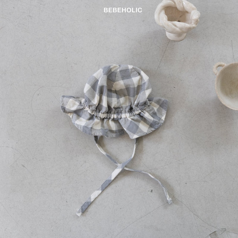 Bebe Holic - Korean Baby Fashion - #babylifestyle - Check Beanie - 3