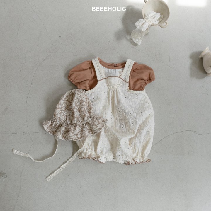 Bebe Holic - Korean Baby Fashion - #babylifestyle - Caramel Frill Tee - 4