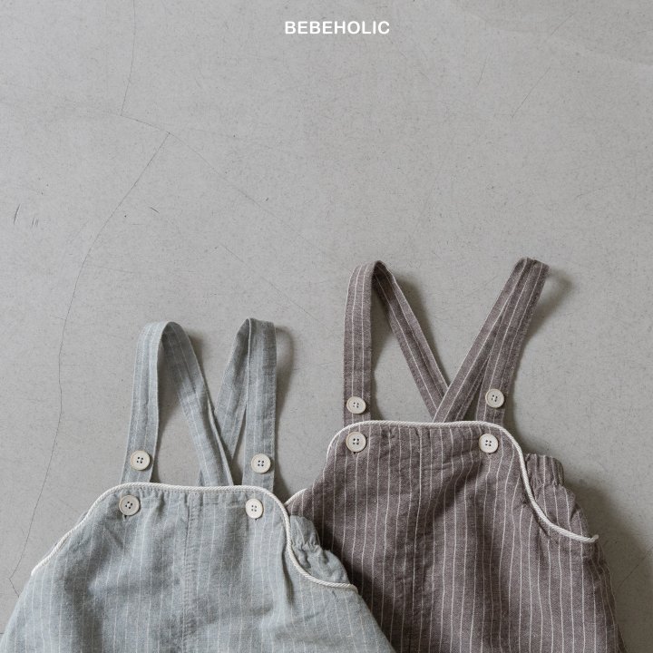 Bebe Holic - Korean Baby Fashion - #babyoninstagram - Line Overalls - 11
