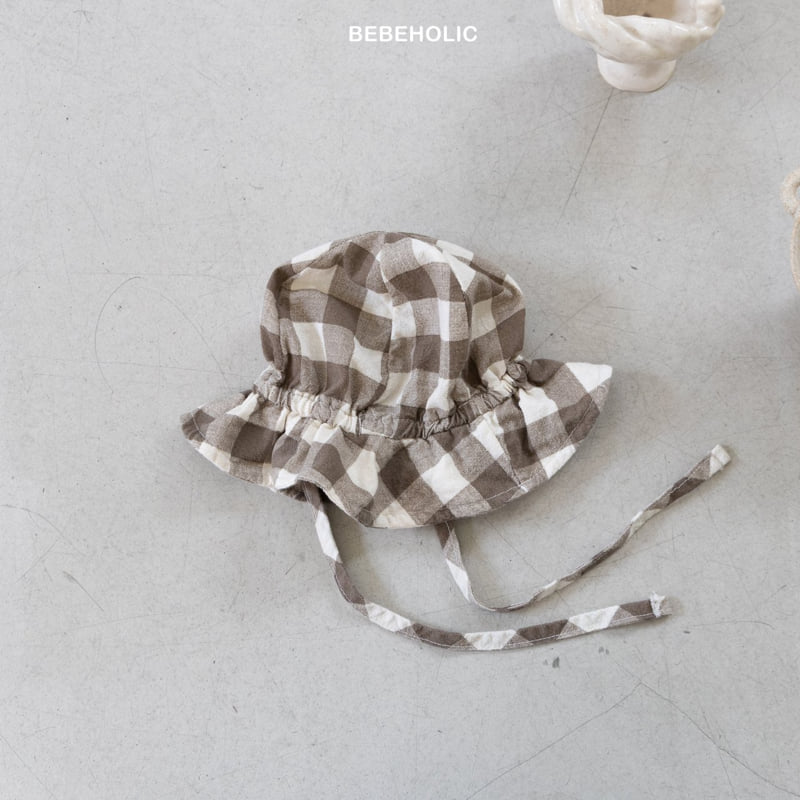 Bebe Holic - Korean Baby Fashion - #babylifestyle - Check Beanie - 4