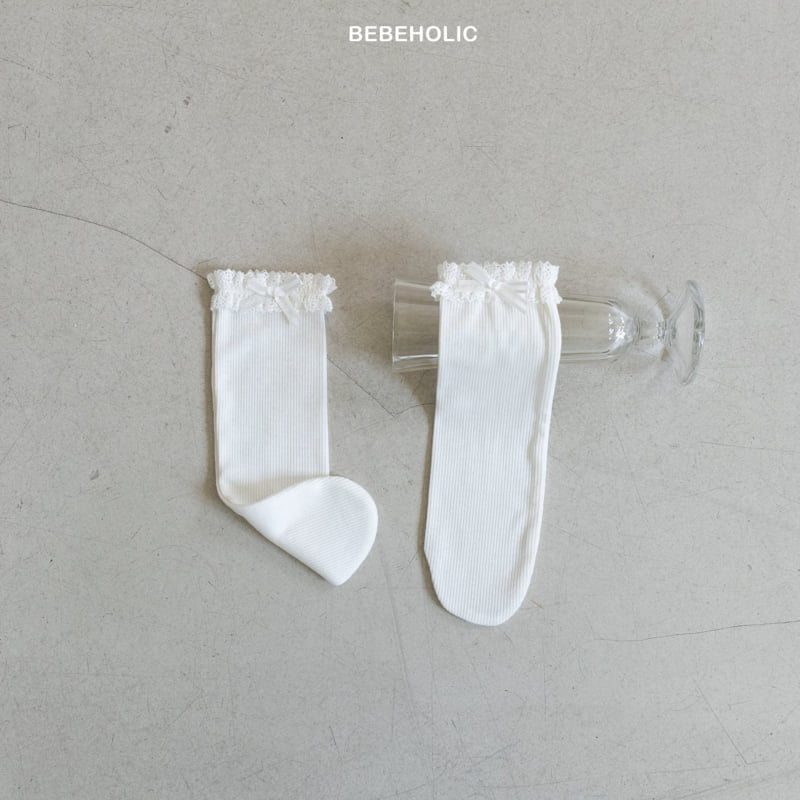 Bebe Holic - Korean Baby Fashion - #babyootd - Torsion knee Socks