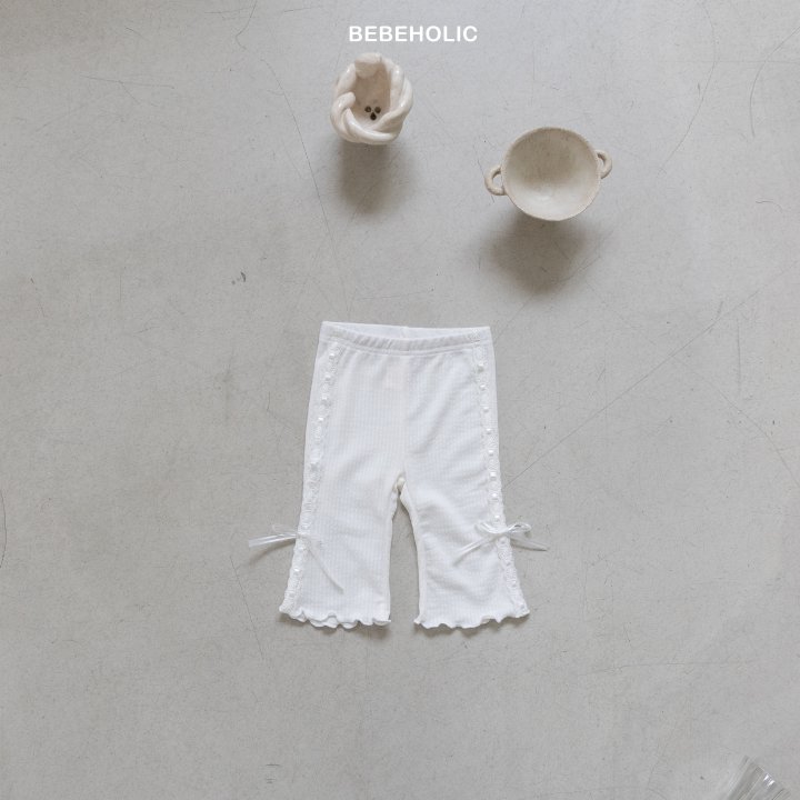 Bebe Holic - Korean Baby Fashion - #babyootd - Ribbon Bootcut Pants - 11