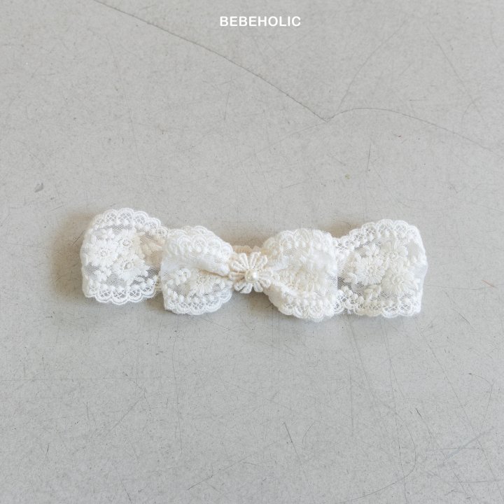 Bebe Holic - Korean Baby Fashion - #babyootd - Lace Hair Band - 9