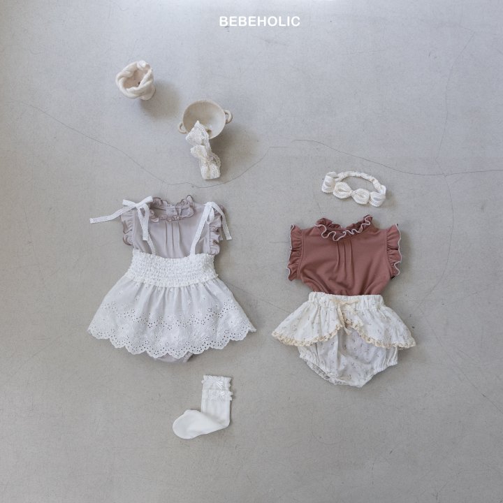 Bebe Holic - Korean Baby Fashion - #babyootd - Selli Pintuck Suit
