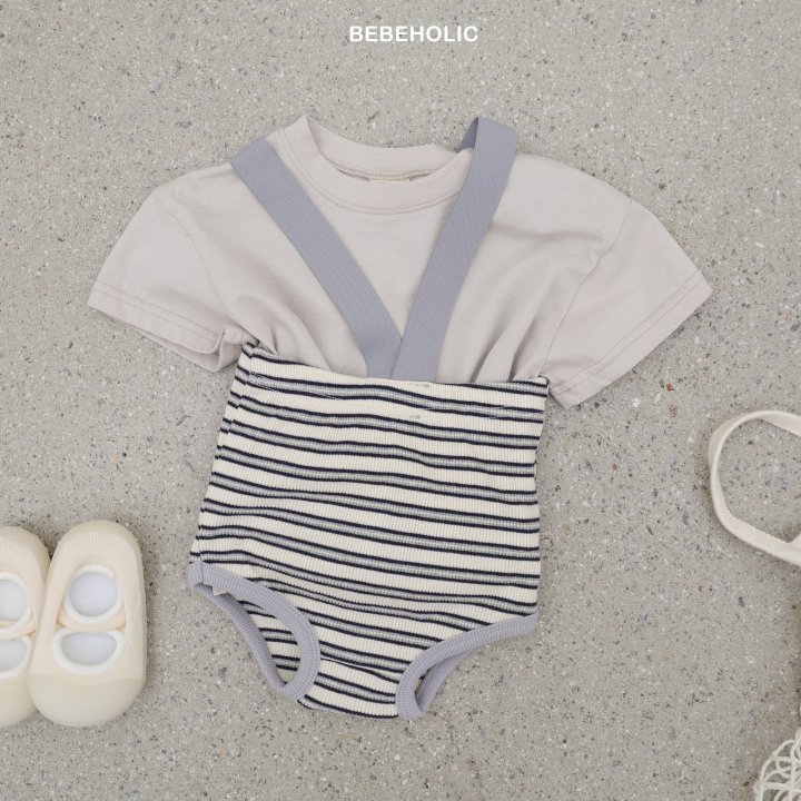 Bebe Holic - Korean Baby Fashion - #babyootd - Crown Overalls Bloomer - 7