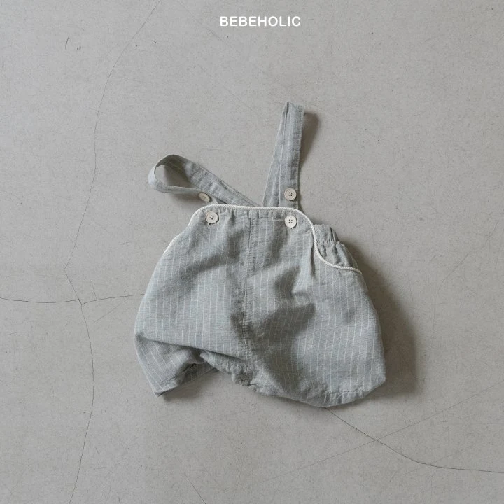 Bebe Holic - Korean Baby Fashion - #babyootd - Line Overalls - 12