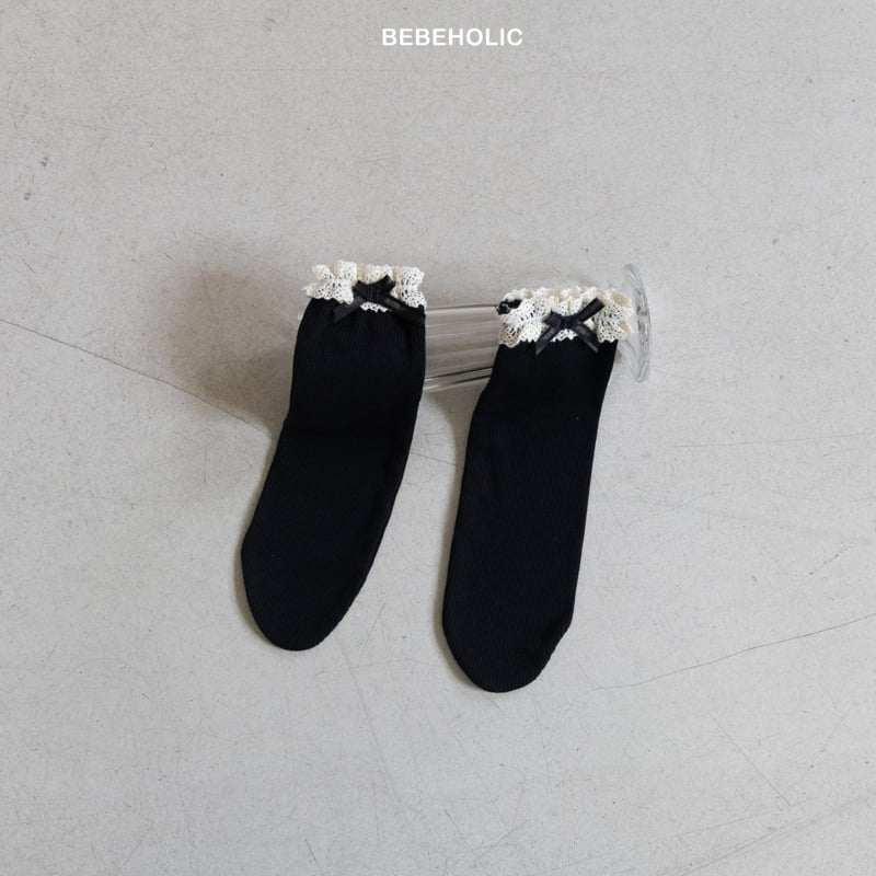 Bebe Holic - Korean Baby Fashion - #babyoutfit - Torsion knee Socks - 2