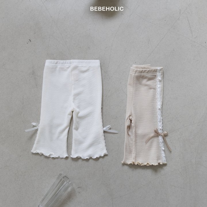 Bebe Holic - Korean Baby Fashion - #babyoutfit - Ribbon Bootcut Pants - 12