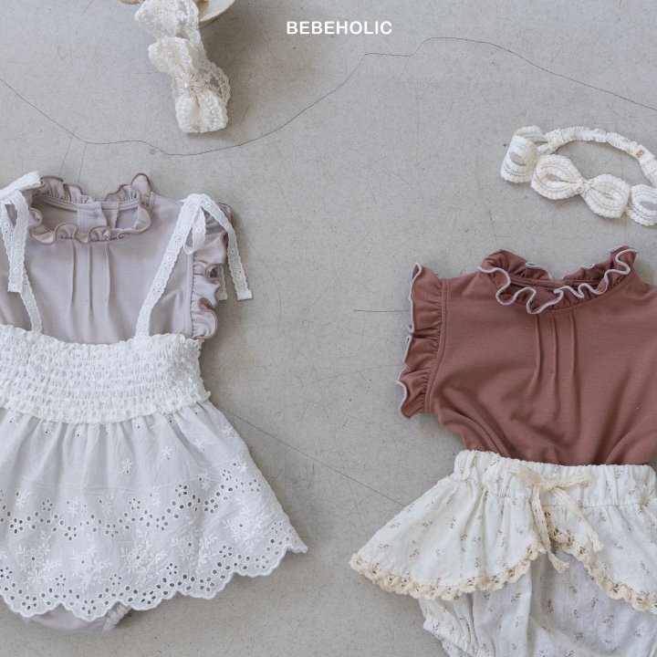 Bebe Holic - Korean Baby Fashion - #babyoutfit - Selli Pintuck Suit - 2