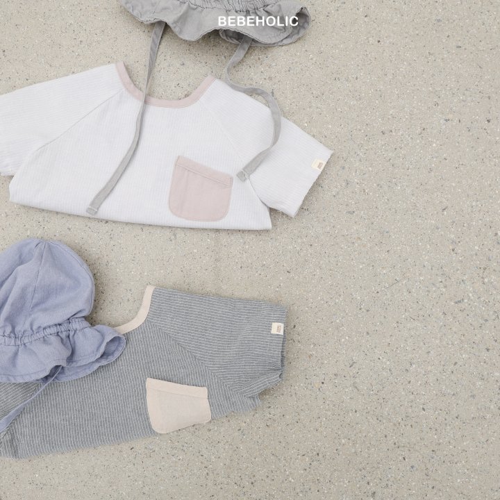 Bebe Holic - Korean Baby Fashion - #babyootd - Crew Pocket Shirt - 4