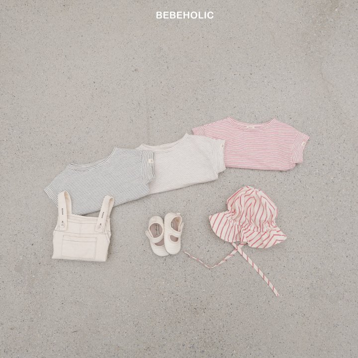 Bebe Holic - Korean Baby Fashion - #babyoutfit - Brad Stripe Tee - 3