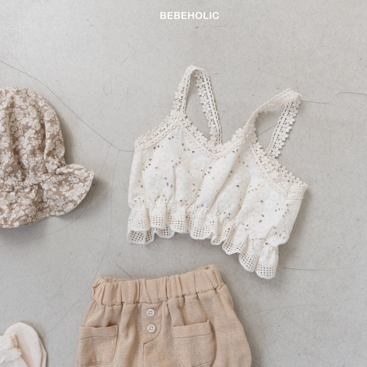 Bebe Holic - Korean Baby Fashion - #babyoutfit - Lace Bustier - 4