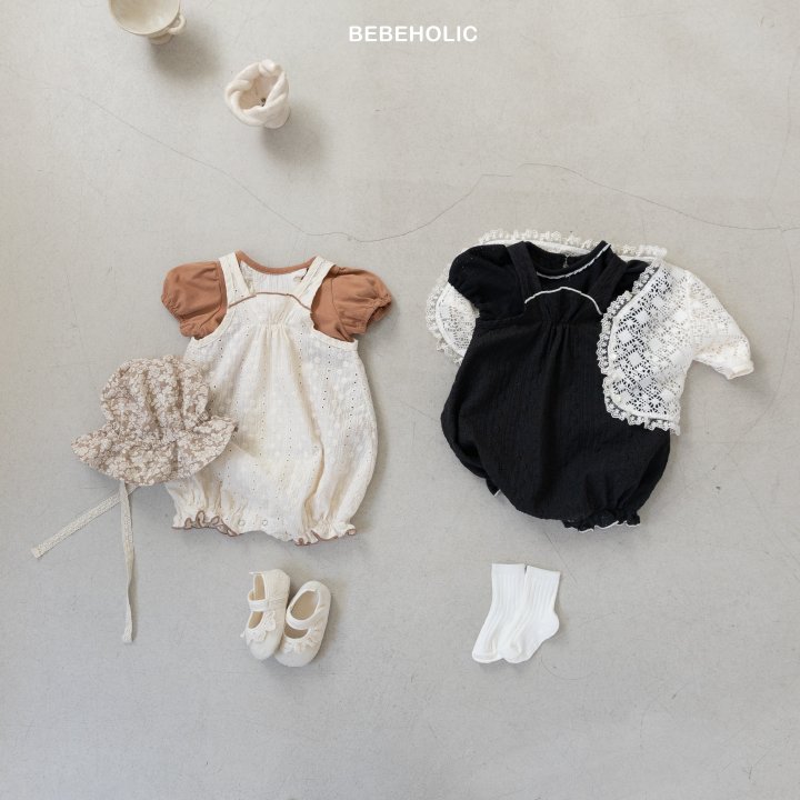 Bebe Holic - Korean Baby Fashion - #babywear - Wave Flower Suit