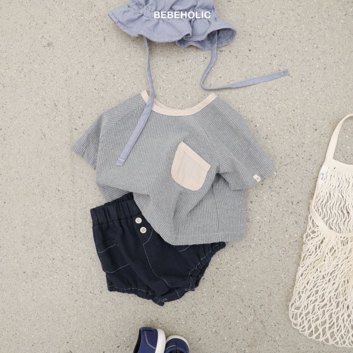 Bebe Holic - Korean Baby Fashion - #babywear - Crew Pocket Shirt - 6