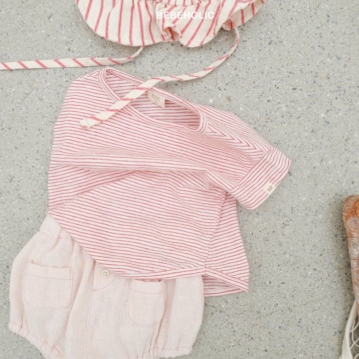 Bebe Holic - Korean Baby Fashion - #babywear - Brad Stripe Tee - 5
